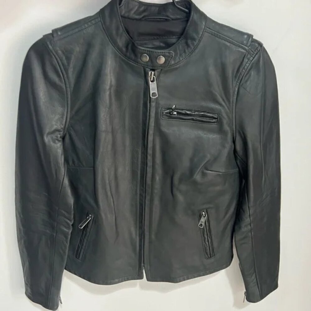 Authentic Womens Harley Davidson Black Leather Jacket 97011-21VW XS NWT​​​​​ - Picture 3 of 4
